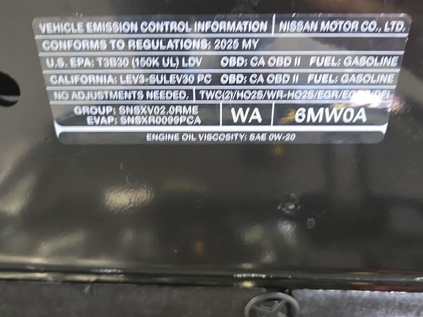 2025 Nissan Sentra SV