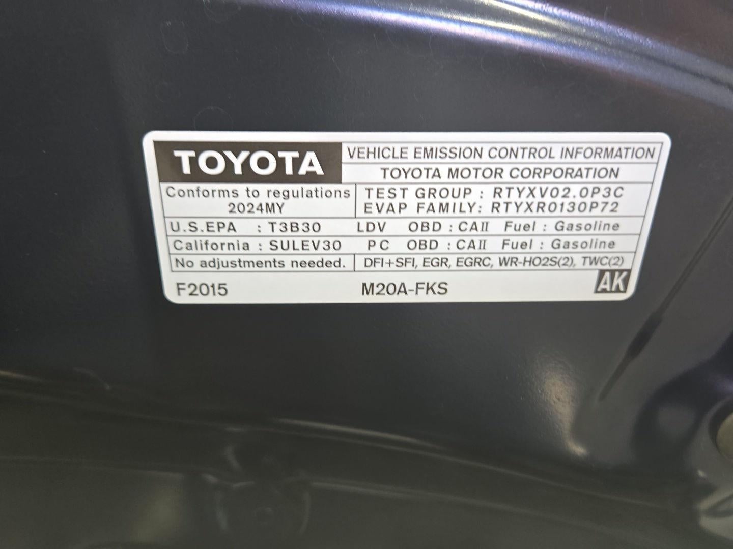 2024 Toyota COROLLA LE CVT