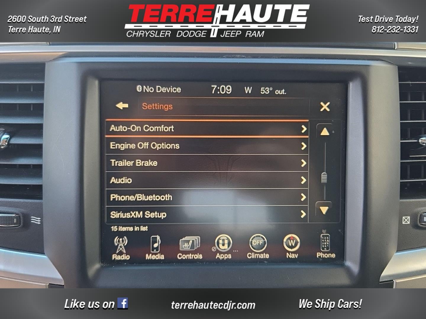 2015 RAM 1500 Outdoorsman