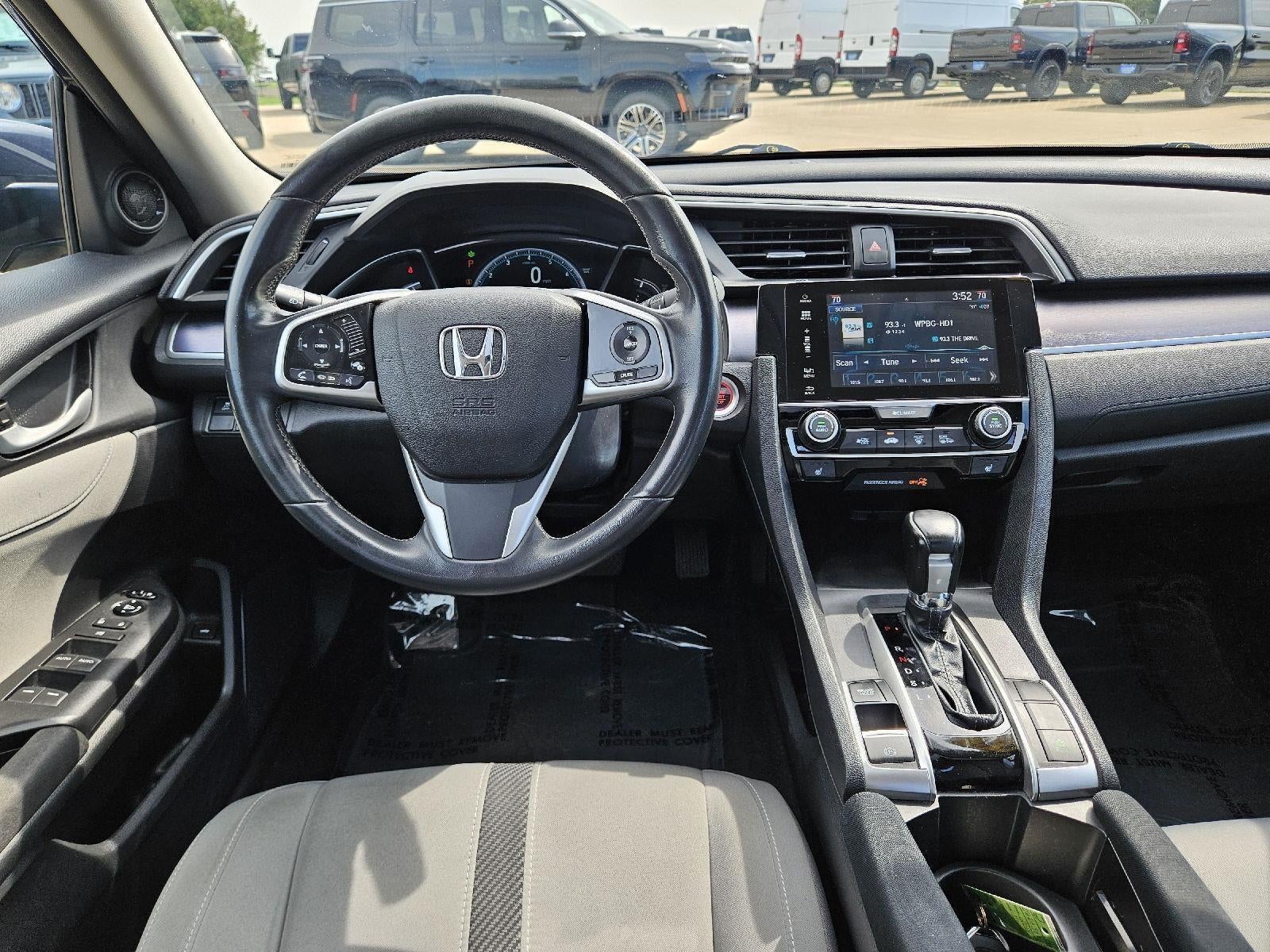 Used 2018 Honda Civic EX-T with VIN 2HGFC1F33JH643496 for sale in Roanoke, IL