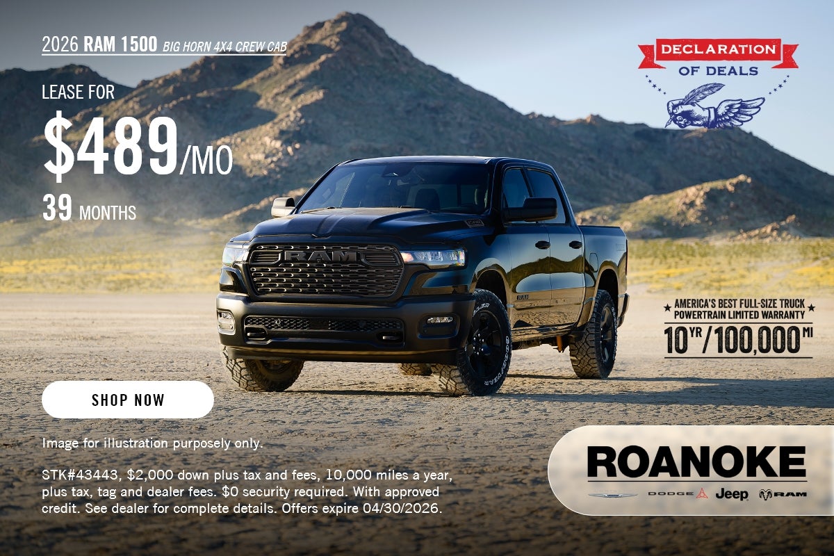 2026 Ram 1500 Big Horn 4x4 Crew Cab